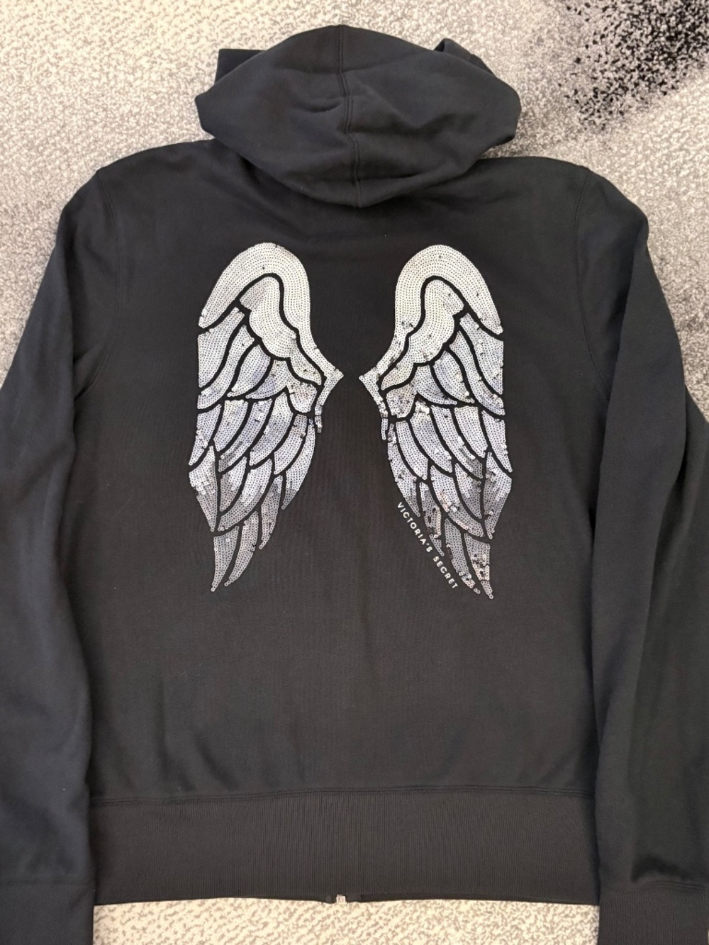 Victoria's Secret Full Zip Bling Hoodie - Picture 2 of 3